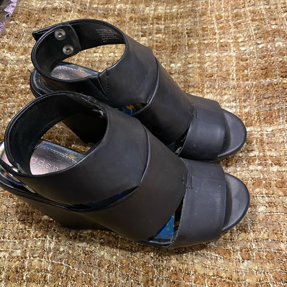 Black Wedges - Size 7